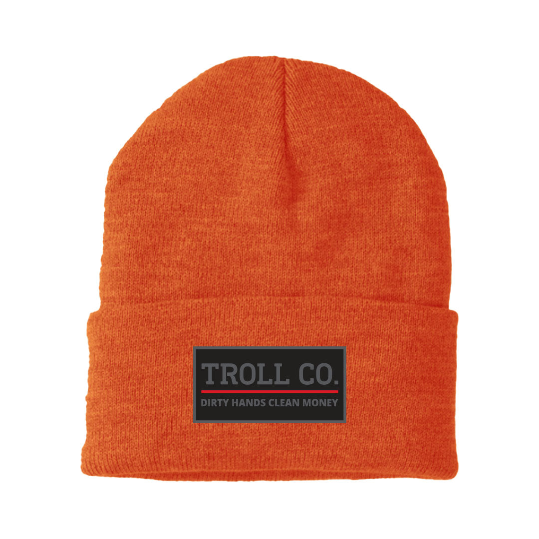 Troll Co. Beanie in Safety Orange