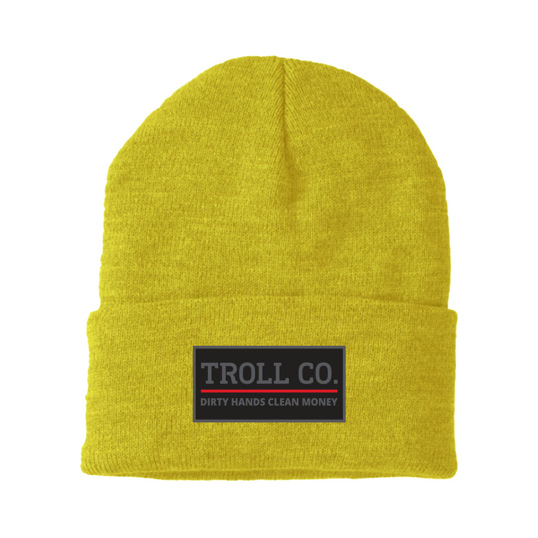 Troll Co. Beanie in Safety Yellow