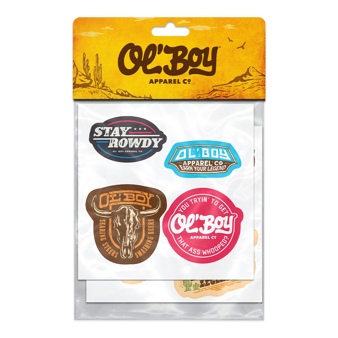 Ol&#39; Boy Sticker Pack