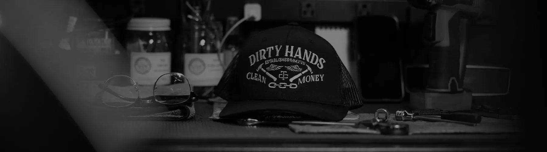 Headwear - Dirty Hands Clean Money