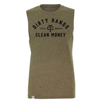 DHCM Muscle Tank | Color: Military Green