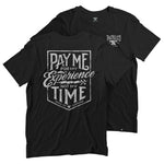 Men's Pay Me T-Shirt | Color: Black