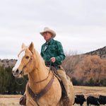 Men's Luther Flannel | Color: Green Gold Teal