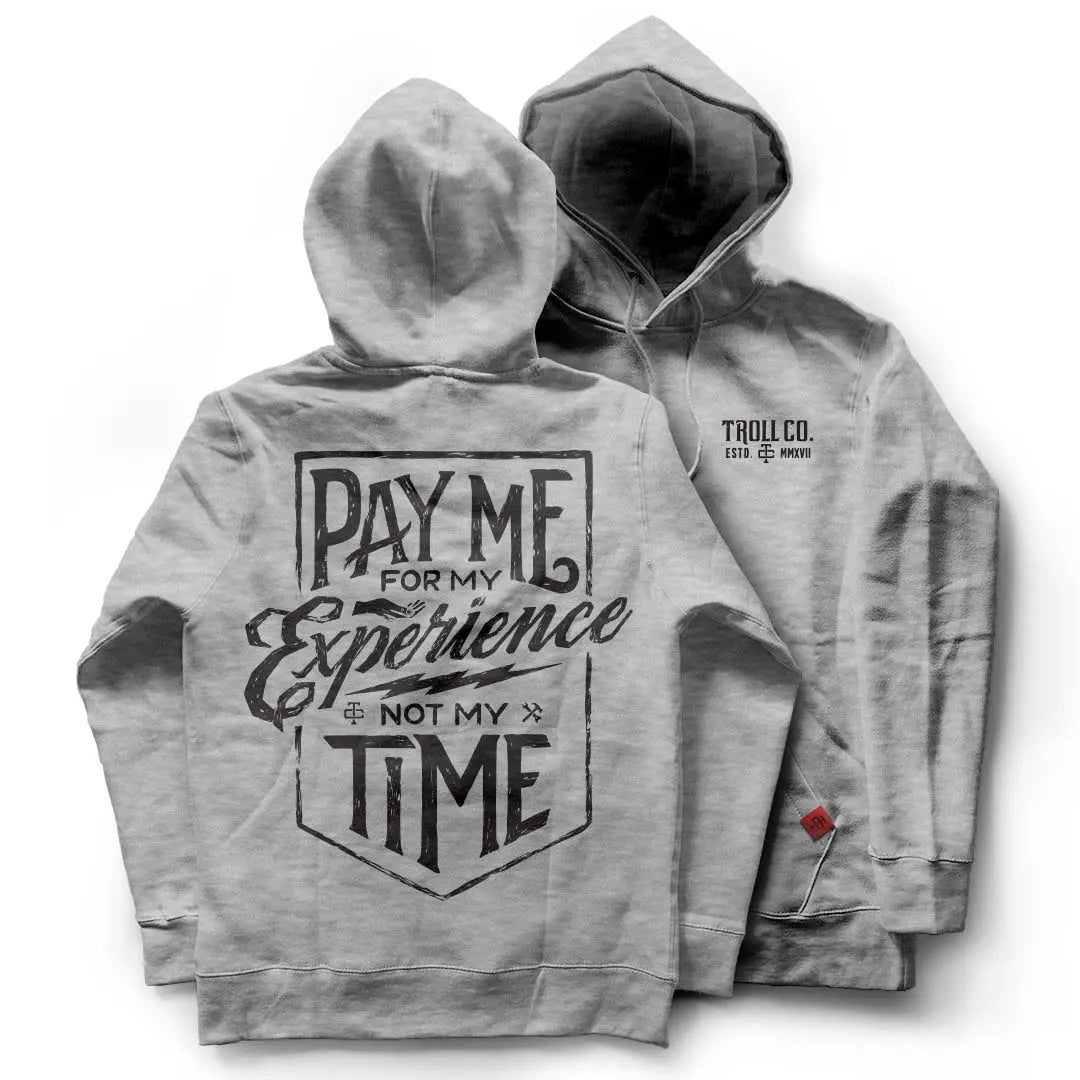 Pay Me Hoodie in Nickel