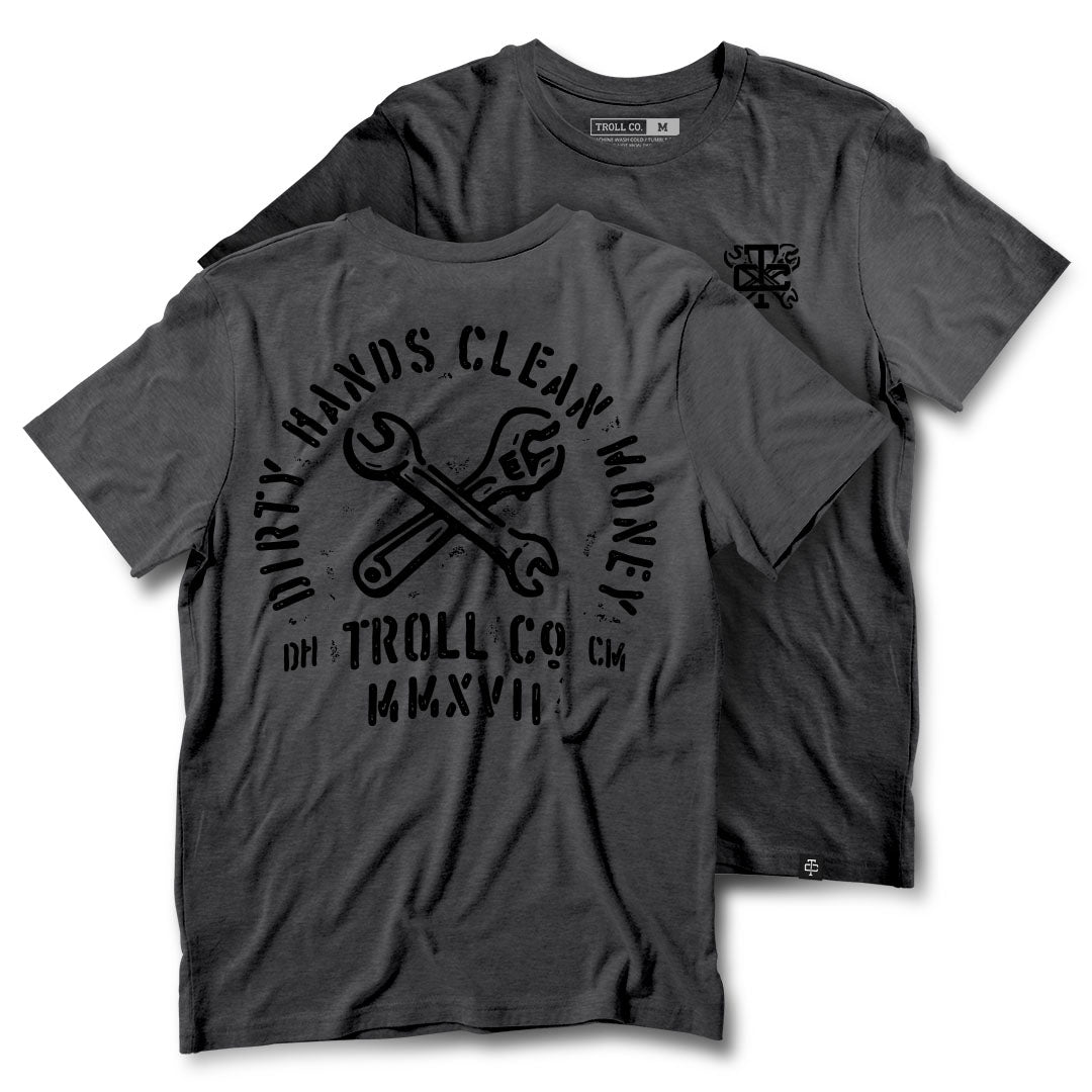 Geared Up Tee in Graphite