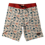 Men's Lumberjack Boardshort | Color: Dust / Red / Blue