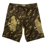Men's Gold Mine Boardshort | Color: Black/Gold