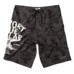 Men's Cassara Boardshort | Color: Black / White