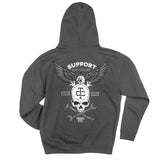 Alado Zip-up Hoodie | Color: Charcoal