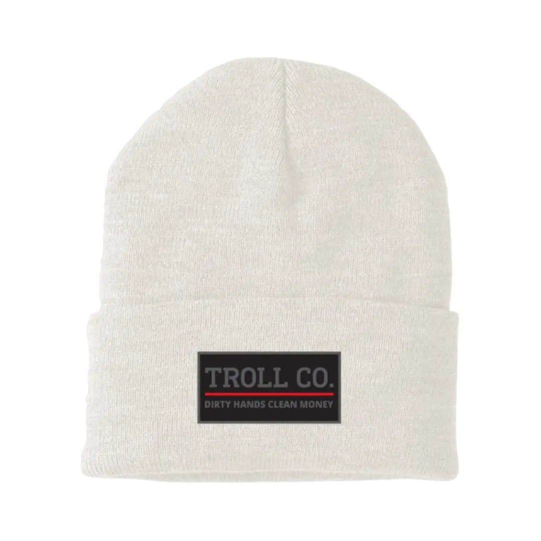 Troll Co. Beanie in White