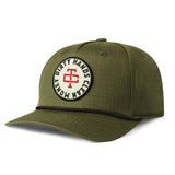 Wallow Curved Brim Hat | Color: Military Green