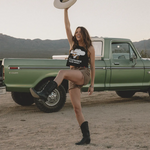 Women's DHCM Savage Crop Tank | Color: Black