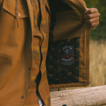 Men's Toro Insulated Canvas Jacket | Color: Saddle / Charcoal
