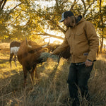 Men's Toro Insulated Canvas Jacket | Color: Saddle / Charcoal