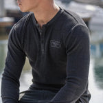 Men's Ironman Knit Henley | Color: Charcoal