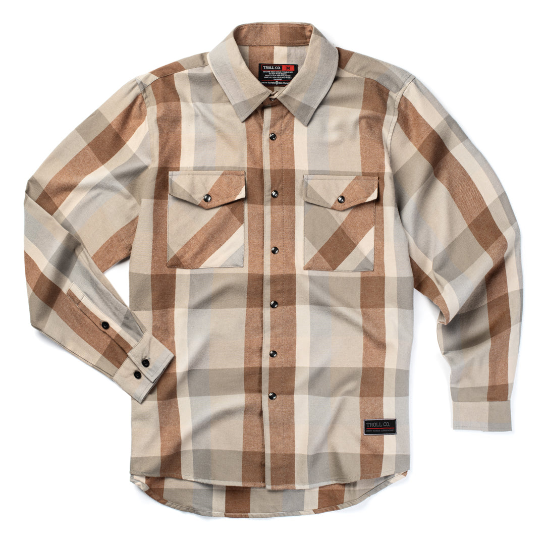 Troll Co. Rye Flannel S / Rye