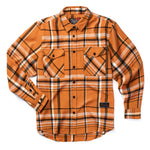 Women's Brooks Flannel | Color: Orange White Black