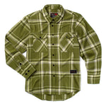 Women's Vera Flannel | Color: Green White Black