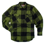 Women's Ada Flannel | Color: Green Black