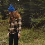 Women's Ella Flannel | Color: Beige Black