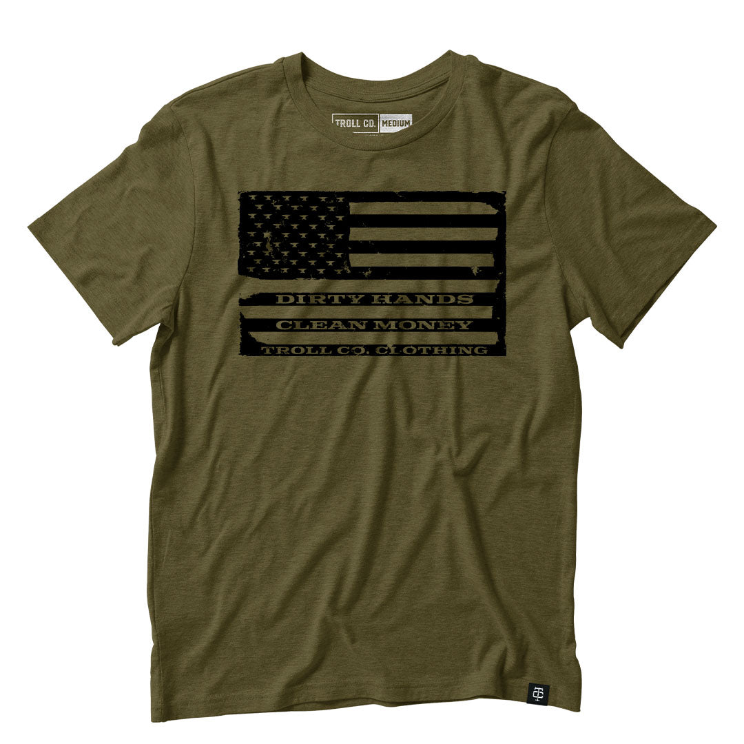 DHCM 1776 t-shirt in military green