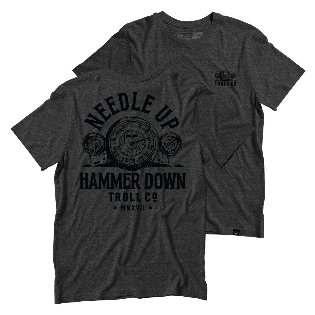 Graphite Gas Pedal T-shirt from Troll Co.