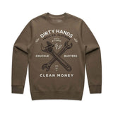 Men's DHCM Twisting Wrenches Crewneck | Color: Walnut