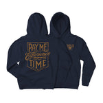 Men's Pay Me Hoodie | Color: Navy