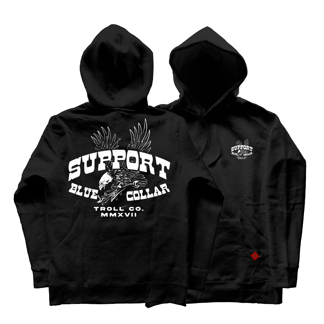 Support Hoodie  Blue Collar Canada