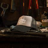 SBC Vintage Eagle Trucker Hat | Color: Black Grey