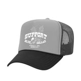 SBC Vintage Eagle Trucker Hat | Color: Black Grey