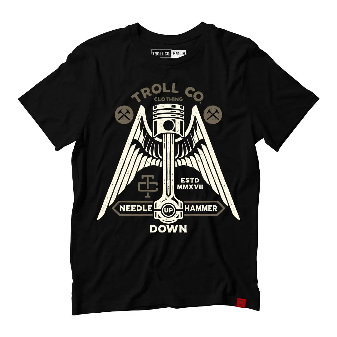 Troll Co. Piston Tee in Black