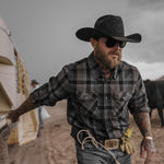 Men's Garibaldi Flannel | Color: Black