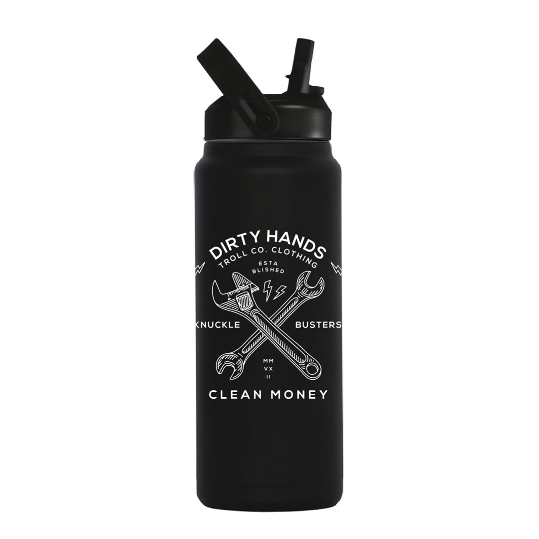 The Outlaw travel bottle in black by Troll Co.