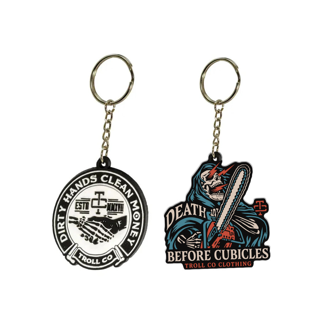 The Duo Key Chain Pack Haggler and Full Throttle