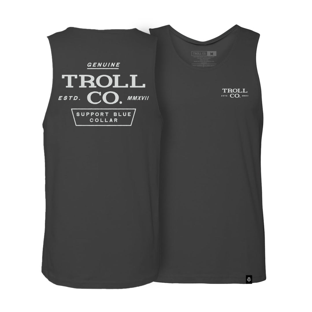 Troll Co. Range Tank Top in Heavy Metal