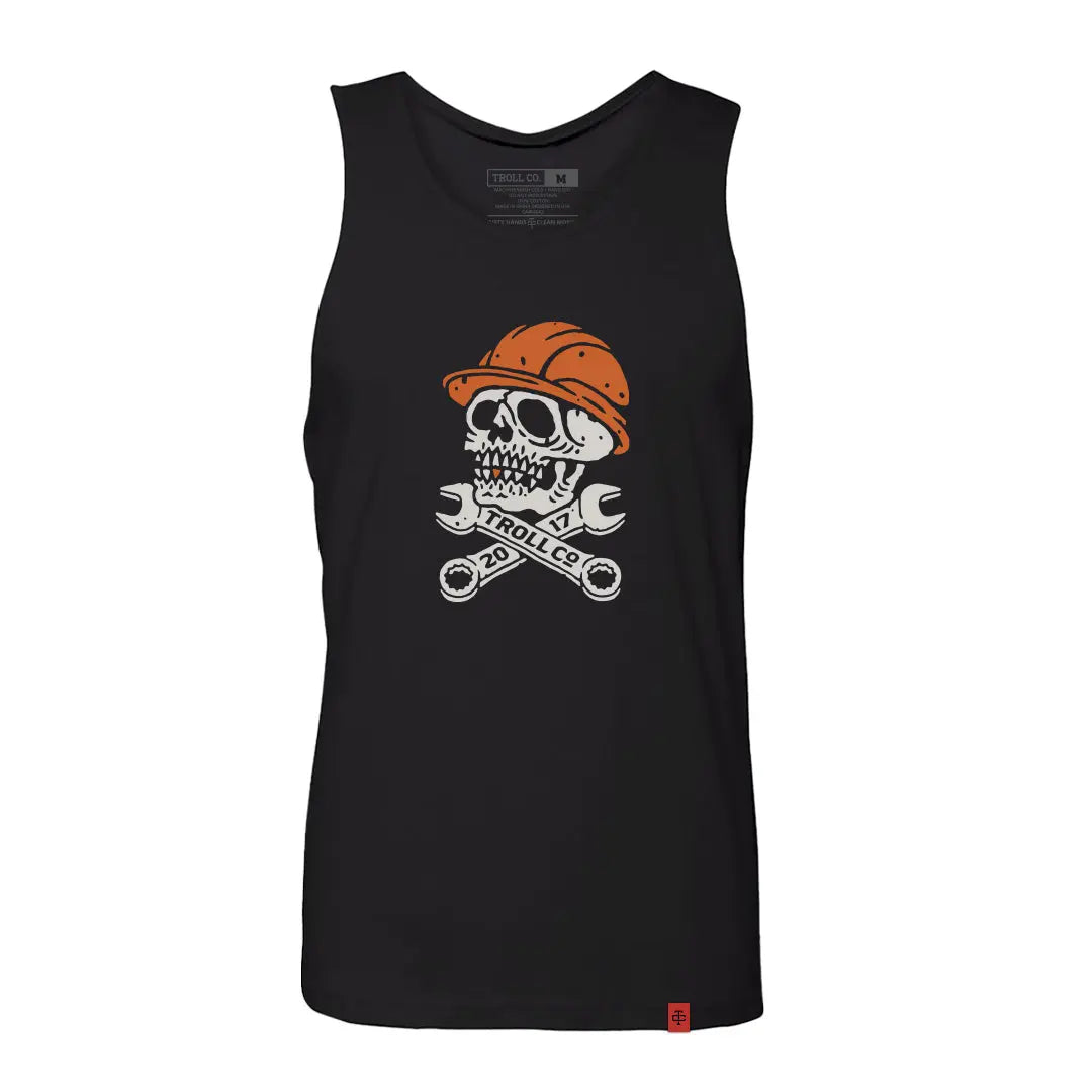 Troll Co. Brain Bucket Tank Top in Black