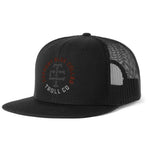 SBC Chain Support Flat Brim Trucker Hat | Color: Black