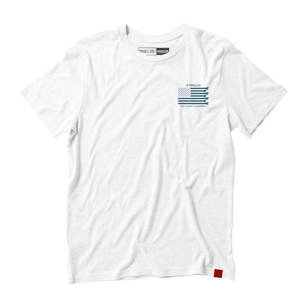 Uncle Sam's tee in white