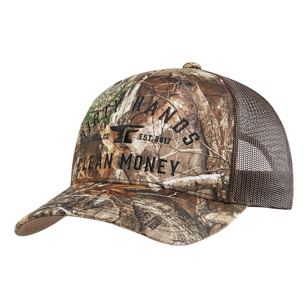 DHCM Realtree Classic Curved Brim Trucker Hat | Color: Real Tree
