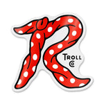 Red Rosie R Sticker |