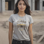 Women's Pretty as a Pickup T-Shirt | Color: Nickel Heather
