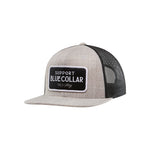 Kids SBC Barricade Trucker Hat | Color: Nickel Heather