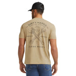 Men's DHCM Twisting Wrenches T-Shirt | Color: Tan