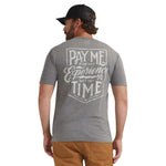 Men's Pay Me T-Shirt | Color: Charcoal Heather