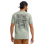Men's Pay Me T-Shirt | Color: Sage