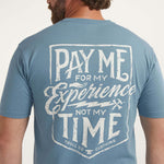 Men's Pay Me T-Shirt | Color: Slate Blue