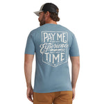 Men's Pay Me T-Shirt | Color: Slate Blue
