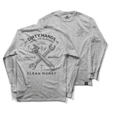 Men's DHCM Twisting Wrenches Long Sleeve | Color: Gray Heather