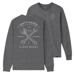 Men's DHCM Twisting Wrenches Long Sleeve | Color: Charcoal Heather